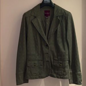Green blazer jacket
